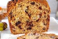 Moist Banana Bread Recipe with Whole Grain and Yogurt