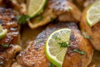 Coconut Lime Slow-Cooker Chicken with Garlic and Cilantro
