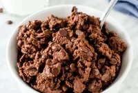 Edible Double Chocolate Cookie Dough Recipe for Safe Snacking