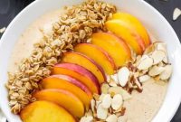 Creamy Peach Smoothie Bowl Recipe for Summer Breakfast