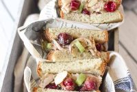 Rotisserie Chicken Salad with Roasted Grapes and Arugula