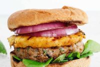 Hawaiian Turkey Burgers with Pineapple Salsa Recipe