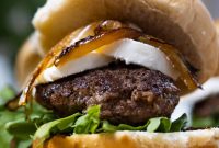 Fig Jam & Goat Cheese Burger Recipe for Sweet Savory Flavor