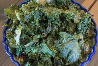 Crispy Garlic Kale Chips Recipe — Baked Sea Salt Snack