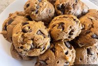Pumpkin Chocolate Chip Cookies Made from Cake Mix