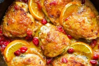 Cranberry Orange Glazed Chicken Recipe for Dinner