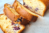 Moist Blueberry Yogurt Loaf Recipe