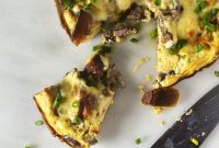 Garlic Steak Strata: Savory Layered Breakfast Casserole