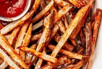 Crispy Air Fryer French Fries with 3 Ingredients