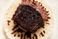 Moist Chocolate Zucchini Cupcakes with Fudgy Cocoa Glaze