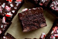Peppermint Chocolate Brownies Made in One Bowl