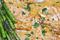 Creamy Cajun Cod Skillet with Asparagus (Keto-Friendly)