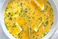 Authentic Greek Lemon Soup (Avgolemono) Recipe