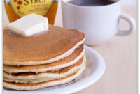 Fluffy Whole Wheat Buttermilk Pancakes Recipe