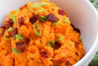Chipotle-Glazed Sweet Potatoes with Crispy Bacon