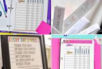 Printable Kids Chore Charts to Organize Daily Tasks