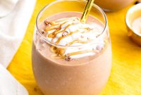 Peanut Butter Hot Chocolate Smoothie — Vegan, Gluten-Free Protein Boost