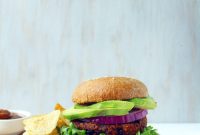 Grilled Black Bean Veggie Burgers for BBQs