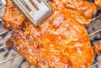 Grilled Huli Huli Pork Chops with Sweet Pineapple Glaze