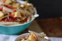 Sweet Endive Salad with Apples, Pomegranate & Honey Vinaigrette
