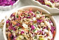 Paleo Whole30 Coleslaw Recipe with Creamy Avocado Dressing