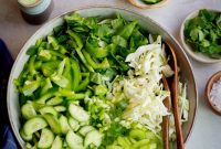 Crisp Green Goddess Salad with Avocado and Herb Dressing