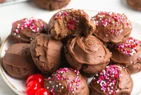 Chocolate Cherry Cookies Recipe — Chewy Chocolate Cherry Cookies