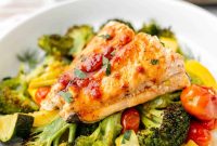 30-Minute Sheet Pan Salmon Dinner Recipe