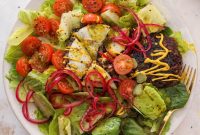 Southwest Black Bean Burger Bowl with Avocado Salsa