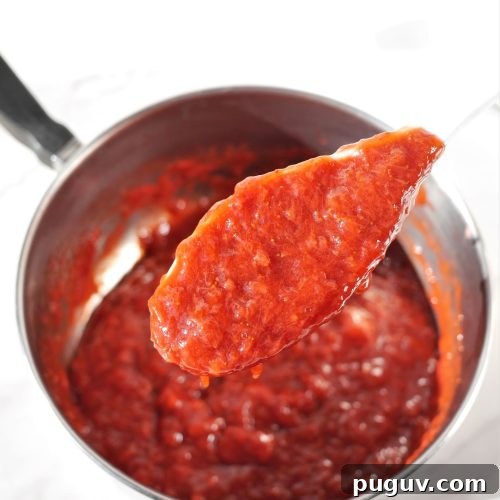 Strawberry compote