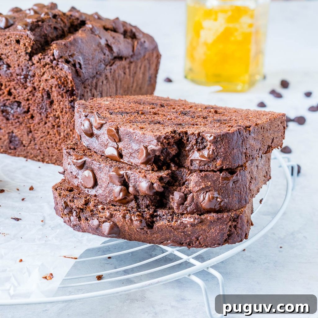 Gluten-Free Chocolate Peanut Butter Banana Bread That Wows 6 Yummy Chocolate PB Banana Bread Dessert