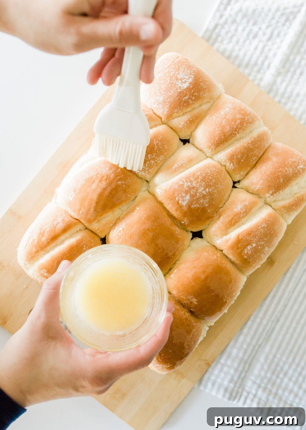 melted butter