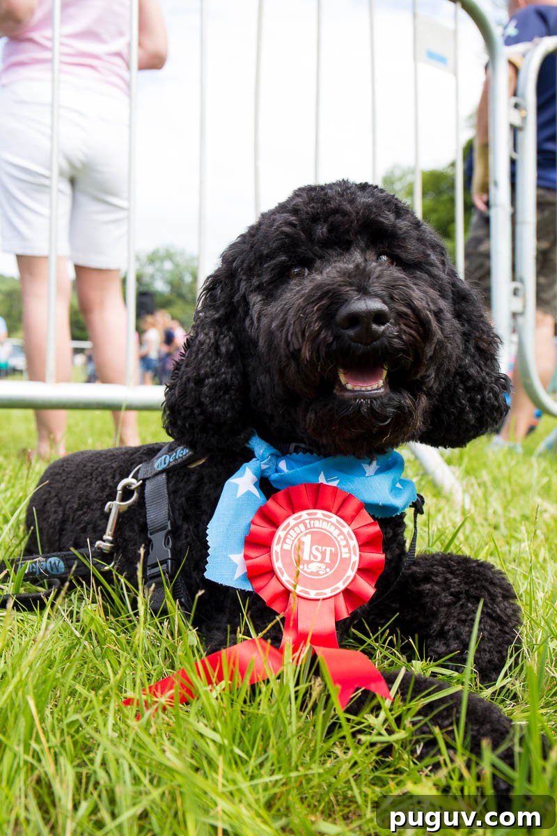 Open Farm Sunday 2017 at JC Farm, Little Kingshill: Family Day Out 6 Open Farm Sunday Best Male Dog Bernard with Rosette