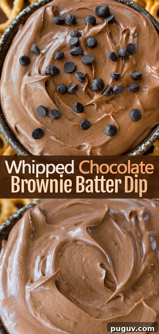 Fudge Brownie Chocolate Dip