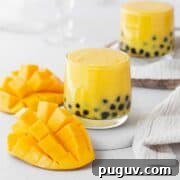 Mango Boba Tea