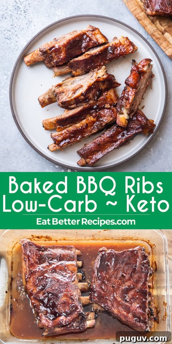 Low Carb BBQ Baked Pork Ribs step by step photos
