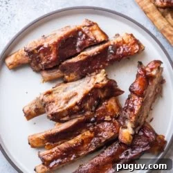 Low Carb BBQ Pork Ribs Recipe| EatBetterRecipes.com