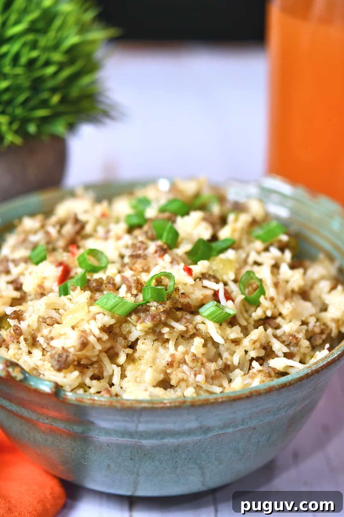 24Bite: Instant Pot Dirty Rice with Pork Sausage Recipe by Christian Guzman