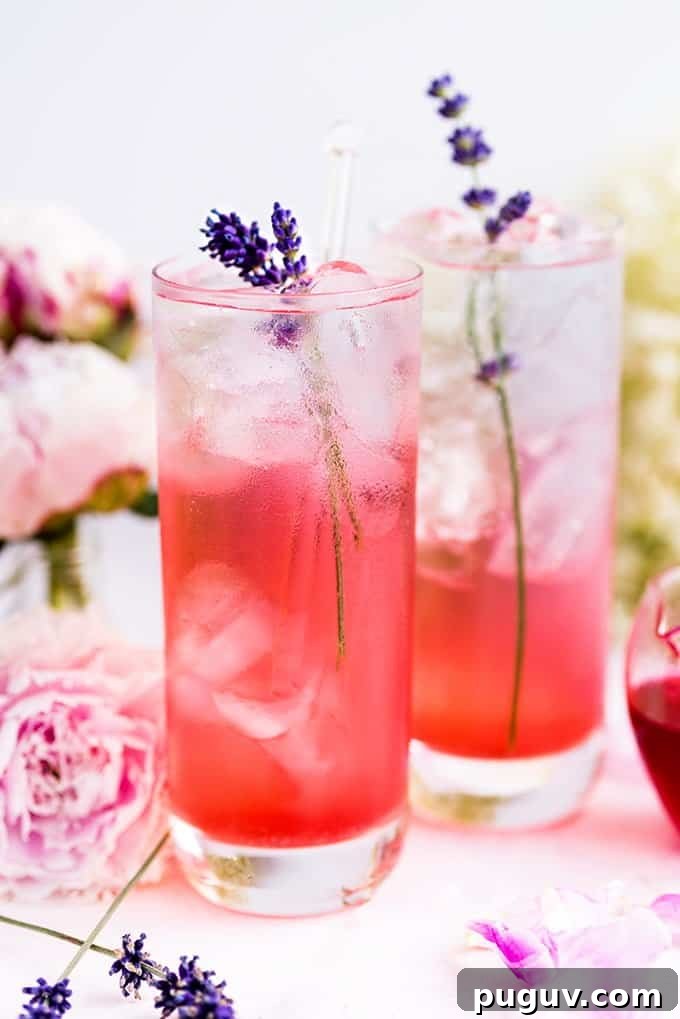 This blackberry lavender gin and tonic may well be the prettiest and most refreshing summer drink. Perfect for sipping in the garden on warm evenings...