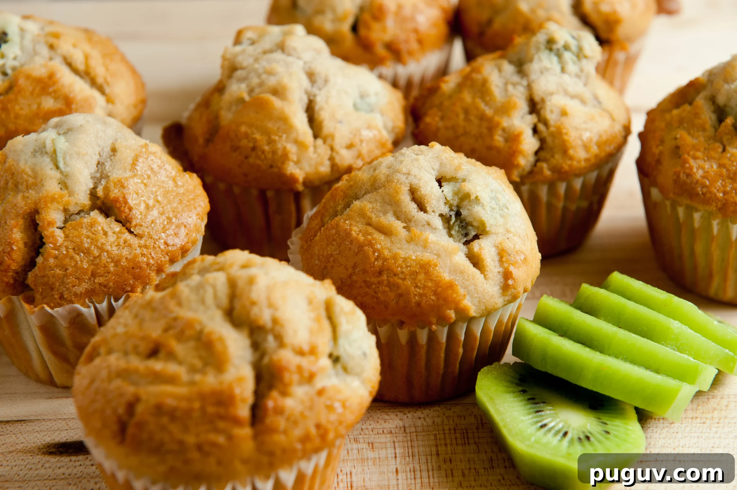 Kiwi Muffins