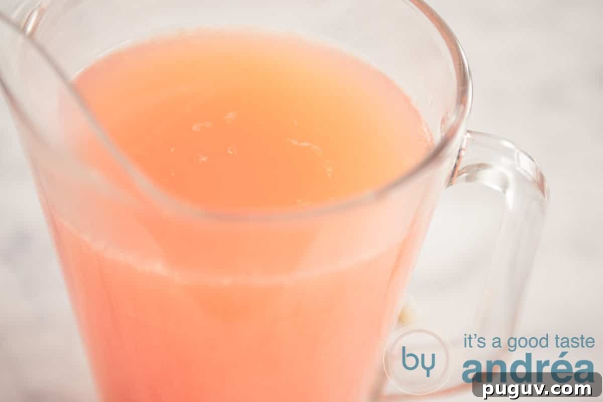 A can with grapefruit mocktail