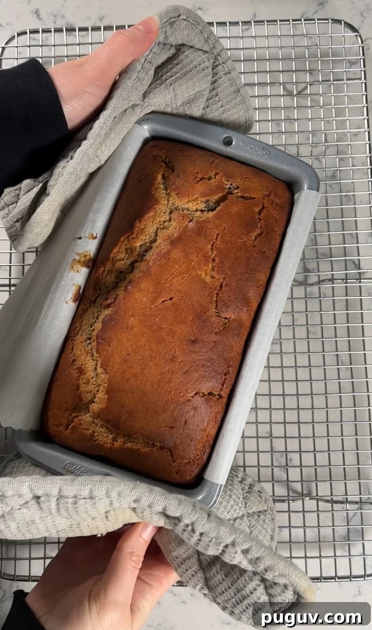 cake after baking.
