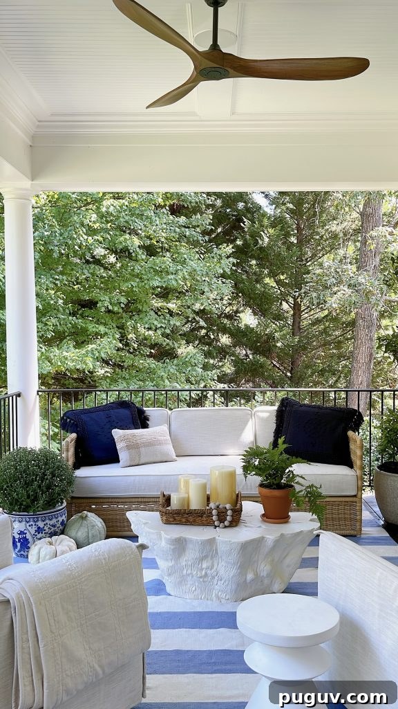 pacifica sofa on a deck 