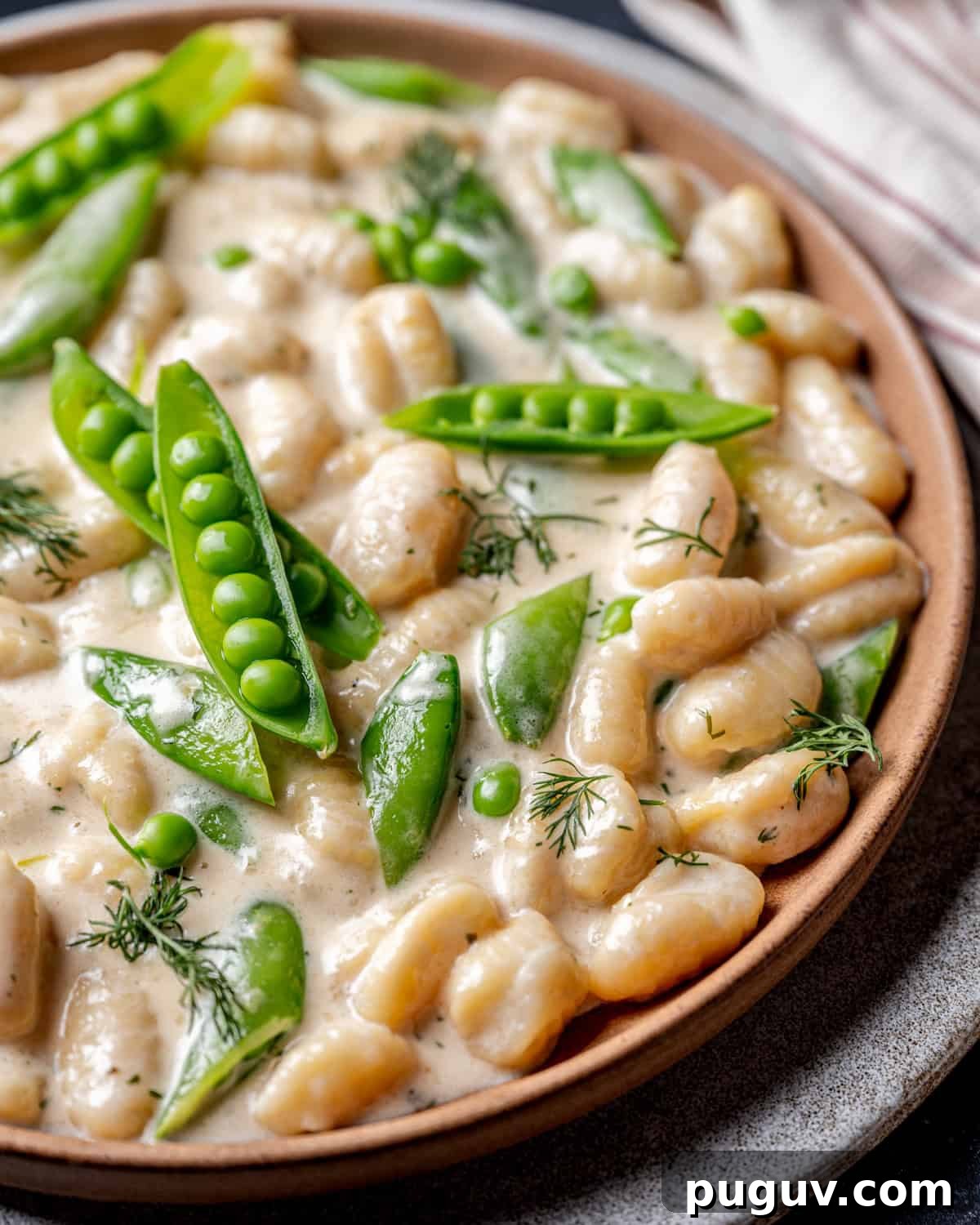 Spring Gnocchi with Sugar Snap Peas & Dill Cream Sauce 5 Spring Gnocchi with Sugar Snap Peas and Dill Cream Sauce