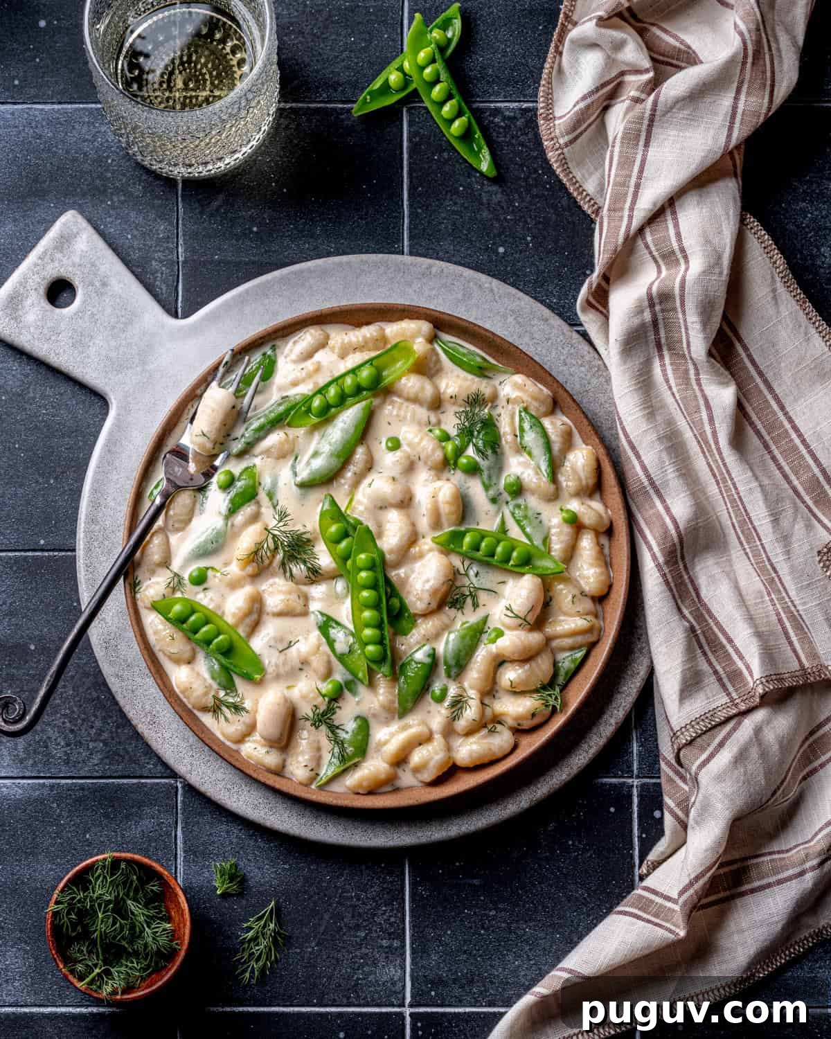 Spring Gnocchi with Sugar Snap Peas & Dill Cream Sauce 7 Spring Gnocchi with Sugar Snap Peas and Dill Cream Sauce