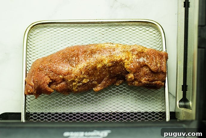 Crispy Air Fryer Pork Tenderloin Recipe for Juicy Results 4 air fryer pork tenderloin cooking time