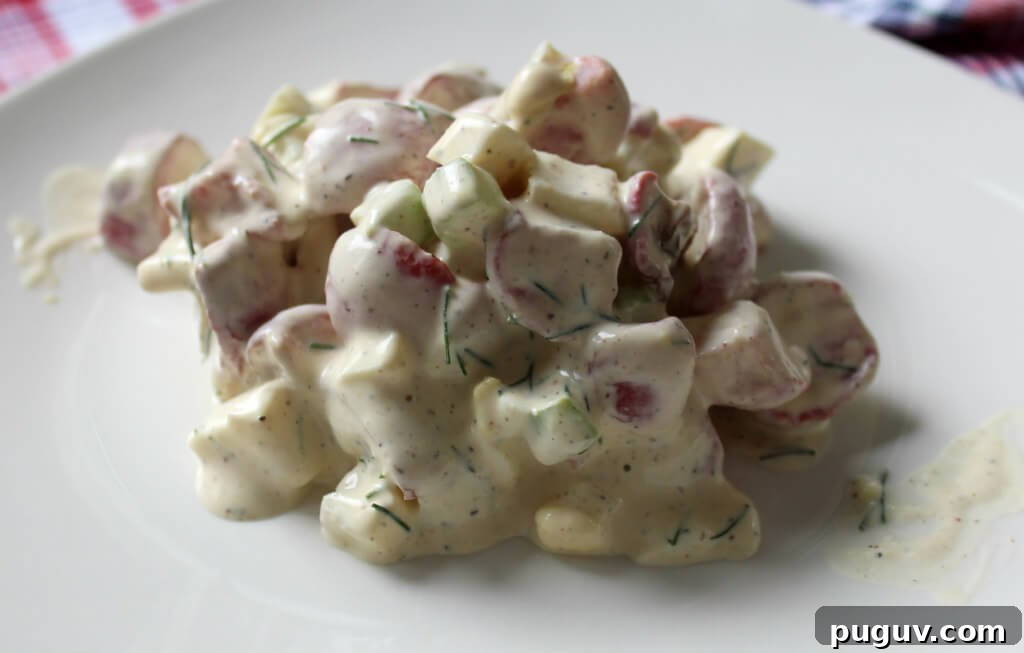 Radish Keto Potato Salad5