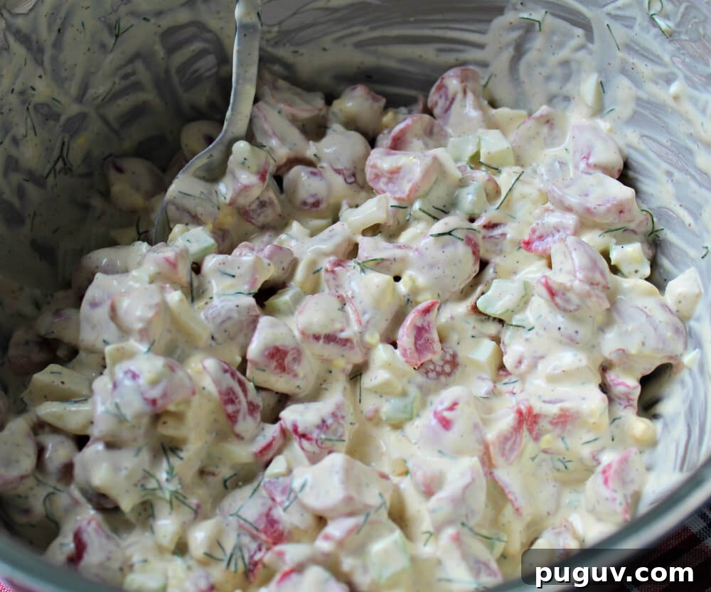 Radish Keto Potato Salad6