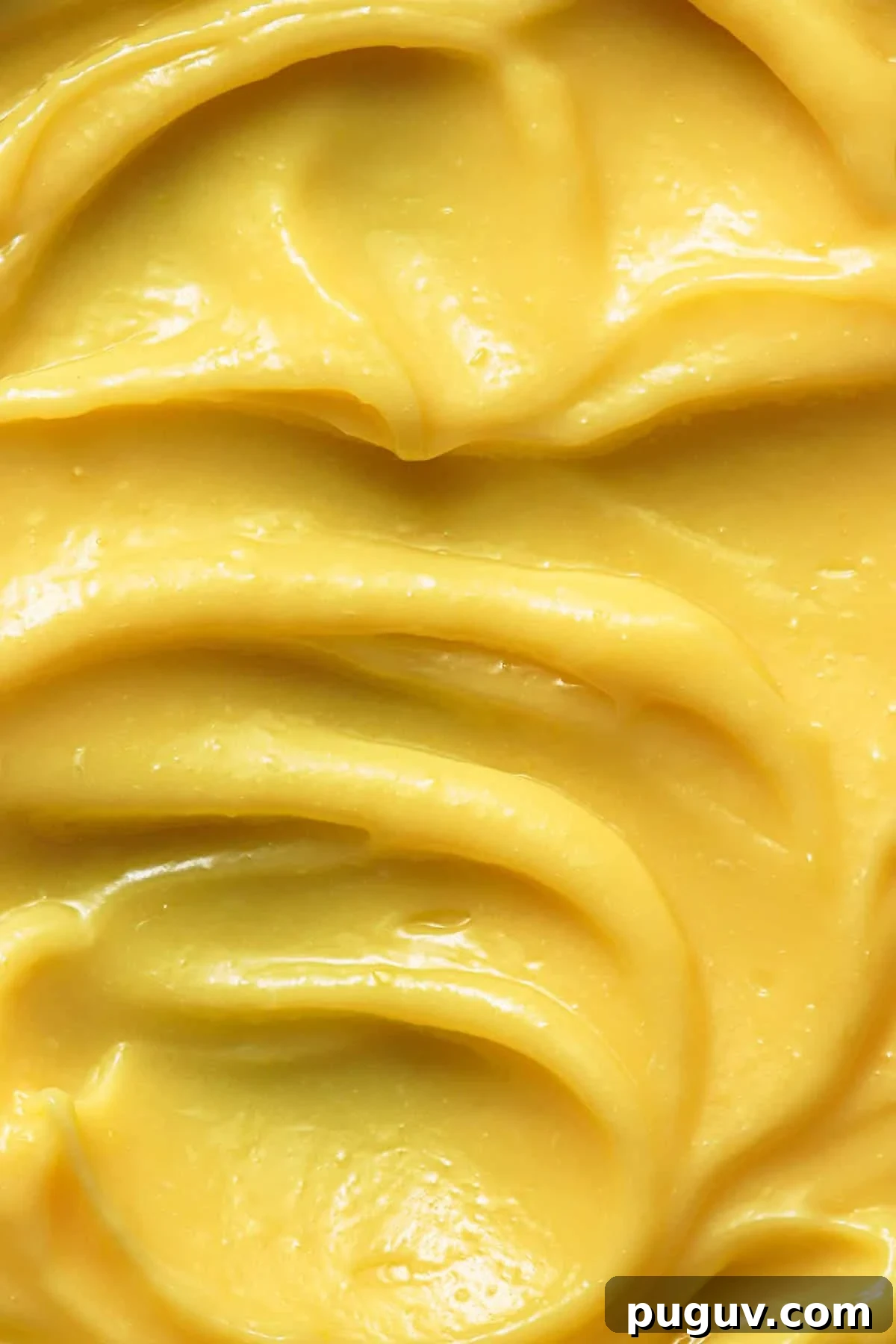 Smooth homemade lemon curd.