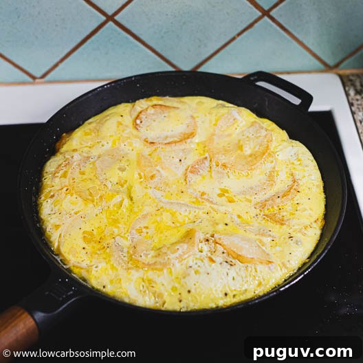 Keto Spanish Tortilla Made with Just 3 Ingredients 8 Ready Tortilla | Low-Carb, So Simple